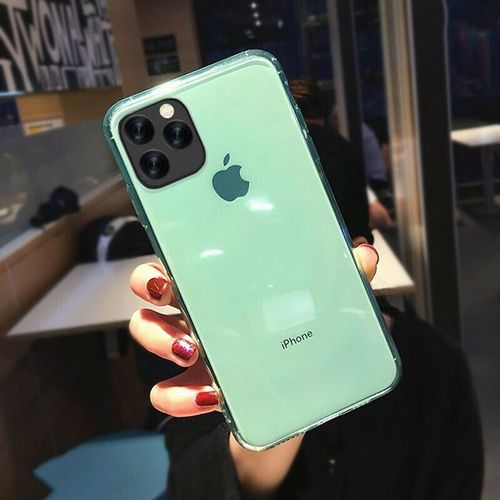 Coque Silicone Pour Iphone 12 Pro Bumper Anti-Rayure - Vert