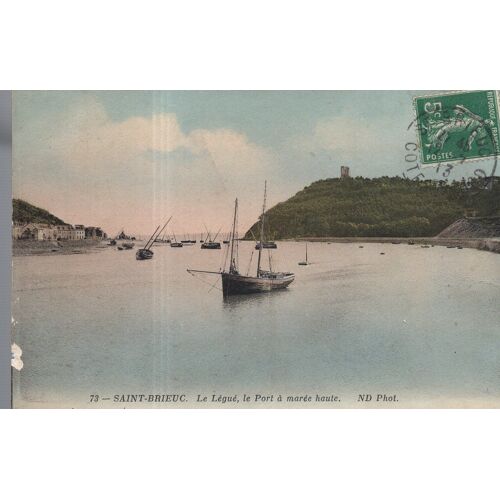 Carte Postale De Saint-Brieuc (Côtes D'armor) Le Légué, Le Port À Marée Haute (Réf.73)