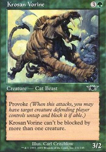 Serval Krosian  ( Krosan Vorine ) - Magic Mtg - Legions Vf E 131 - C