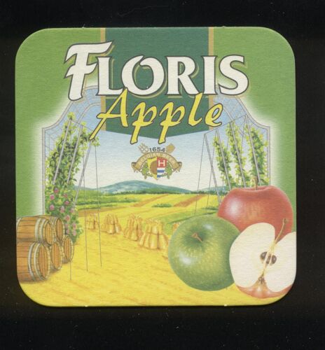 Sb Sous Bock Sous Verre Beer Mat Coaster Floris Apple 1654 Belgian Beer