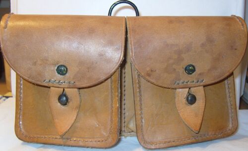 Cartouchière En Cuir Armée Française Modèle 51