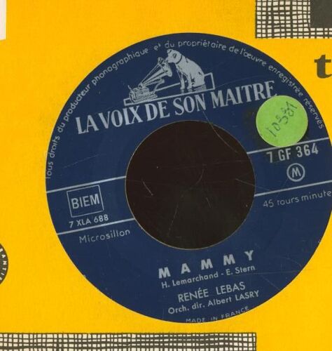 Mammy / Garde L'espérance - [ 45t Jukebox ]