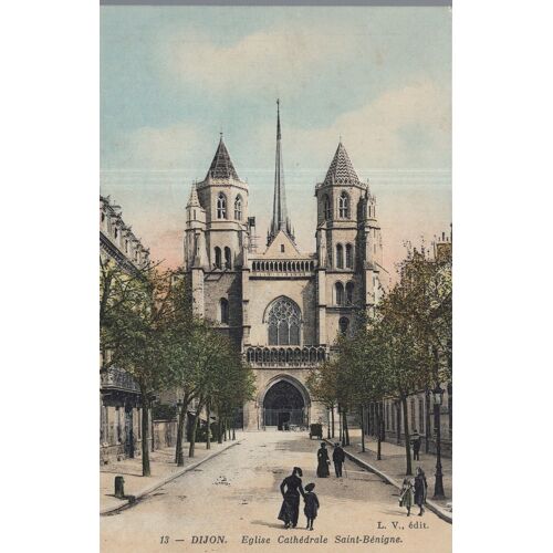 Carte Postale De Dijon (Côte D'or) Eglise Cathédrale Saint-Bénigne (Réf.13)