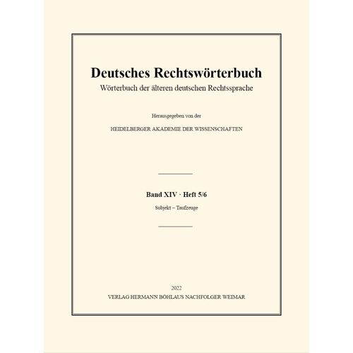 Deutsches Rechtswörterbuch
