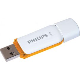 Cle USB 2.0 Philips  FM12FD70B Snow edition 32Go Orange