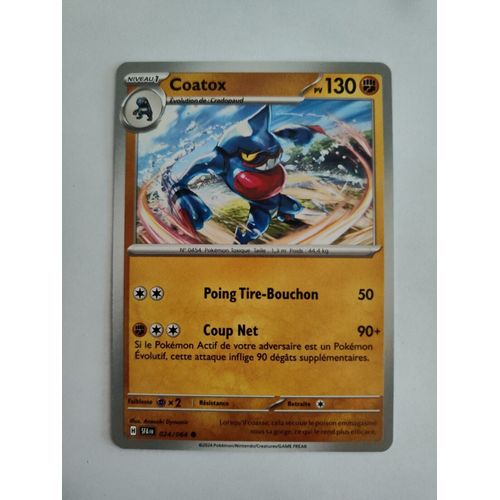 Pokémon 024 / 064 Coatox Fable Nébuleuse Ev6.5
