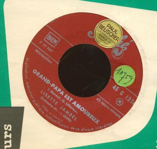 Grand-Papa Est Amoureux / Les Coquettes De Porto-Rico - [ 45 Tours Juke Box ]
