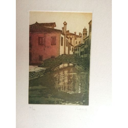 Lithographie Bac Art Studio Venice