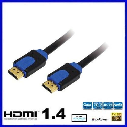 LogiLink - Câble HDMI avec Ethernet - HDMI mâle pour HDMI mâle - 2 m