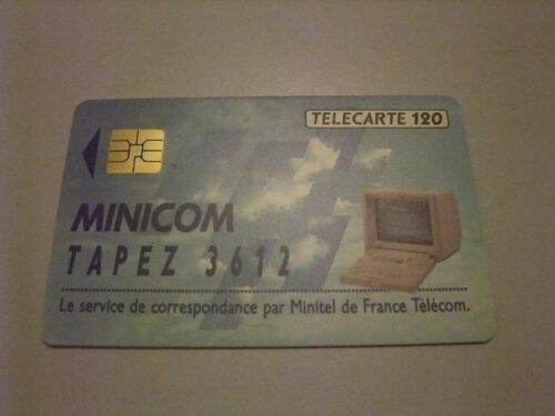 Telecarte 120 Unites Minicom Tapez 3612 So3
