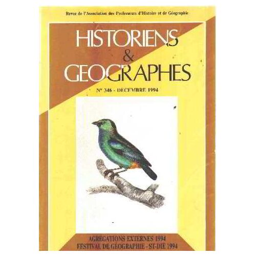 Historiens Et Geographes N° 346/