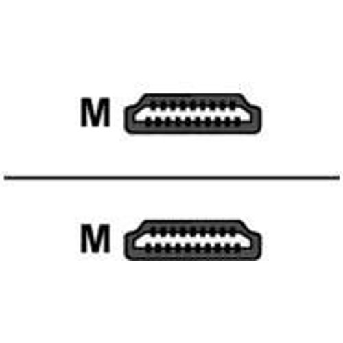 Delock High Speed HDMI with Ethernet - Câble HDMI avec Ethernet - HDMI mâle pour HDMI mâle - 1 m - connecteur à 90°
