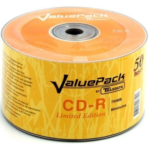 Traxdata ValuePack Limited edition: Travel Series - 50 x CD-R - 700 Mo (80 min) 48x - spindle
