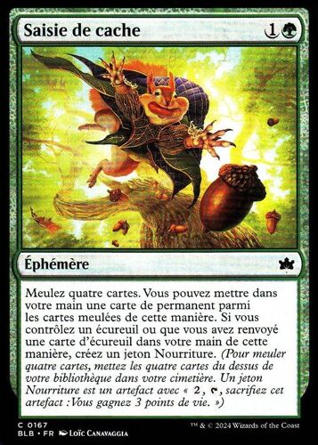 Saisie De Cache - Magic - Bloomburrow Vf - C - 167