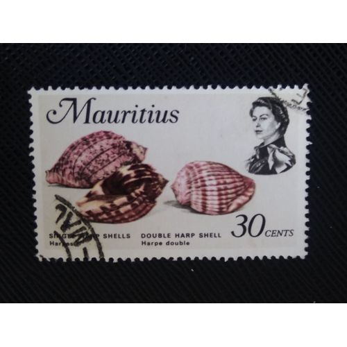 Timbre Ile Maurice Y T 337 Grande Harpe (Harpa Major) 1969 ( 020808 )