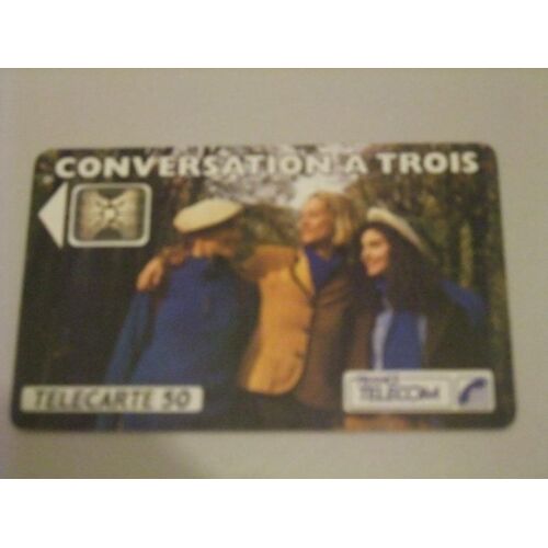 Telecarte 50 Unites Conversation A Trois Femmes Sc4