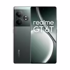 Realme GT 6T 5G 12 Go 256 Go Vert (Vert Rasoir) Double SIM