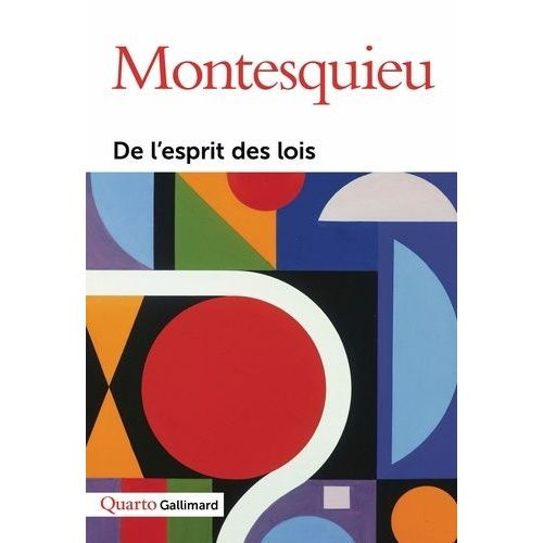 De L'esprit Des Lois