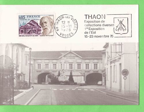 Carte Commémorative  - Thaon Exposition Collections Diverses - 1975
