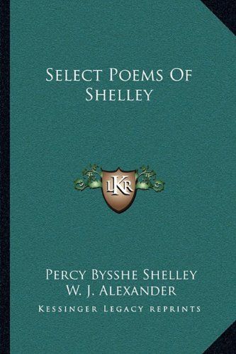 Select Poems Of Shelley