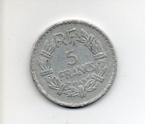 5 Francs 1949 Lavrillier Alu