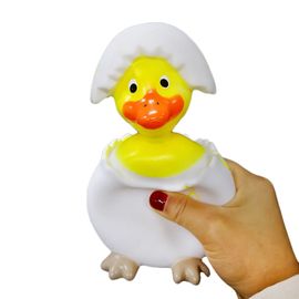 Nouveauté Drôle Dessin Animé Coquille D'oeuf Canard Presser Vent Jouet Enfant Adulte Décompression Son Jouet Cadeau
