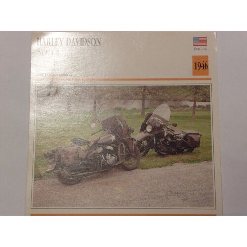 Fiche Moto Harley Davidson 750 Wla 45