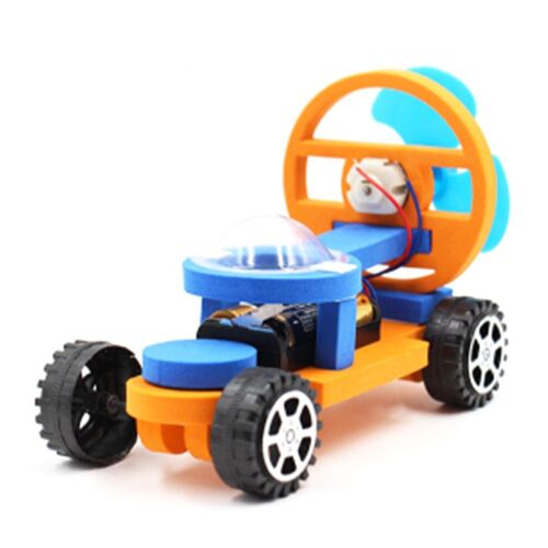 Enfants Bricolage Électrique Vent Voiture Modèle Jouet Fabrication Invention Voiture Course Enfants Éducation Science Apprentissage Jouet Éducatif Cadeau