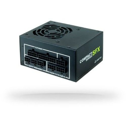 Chieftec Compact Series CSN-650C - Alimentation électrique (interne) - ATX12V 2.3/ SFX12V - 80 PLUS Gold - CA 100-240 V - 650 Watt - PFC active - noir