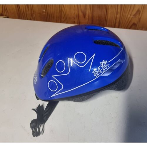 Casque Protection Bleu Sun & Sport 50/52cm Vélo Trotinette