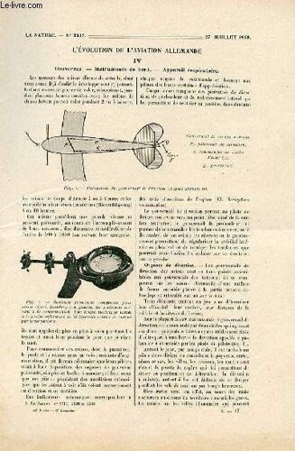 Revue Des Sciences Et De Leurs Applications Aux Arts Et À L'industrie, L'évolution De L'aviation Allemande (4).