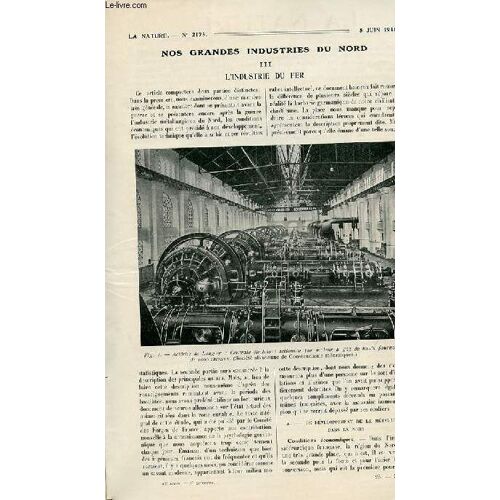 Revue Des Sciences Et De Leurs Applications Aux Arts Et À L'industrie, Métallurgie Du Nord.