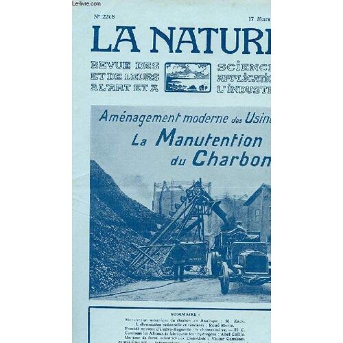 Revue Des Sciences Et De Leurs Applications Aux Arts Et À L'industrie, La Manutention Du Charbon.