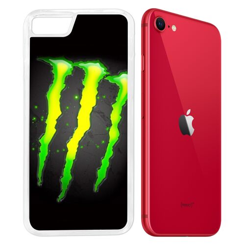 Coque pour iPhone SE 2020 - Monster Energy Logo Glow