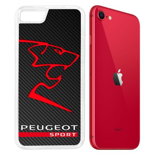 Coque pour iPhone SE 2020 - Peugeot Sport Logo