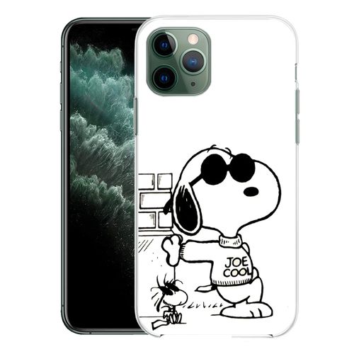 Coque Pour Iphone 11 Pro - Snoopy Noir Blanc