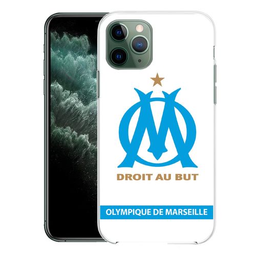 Coque Pour Iphone 11 Pro - Logo Om Marseille Blanc