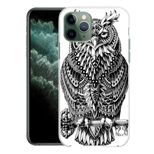 Coque Pour Iphone 11 Pro - Hibou Azteque