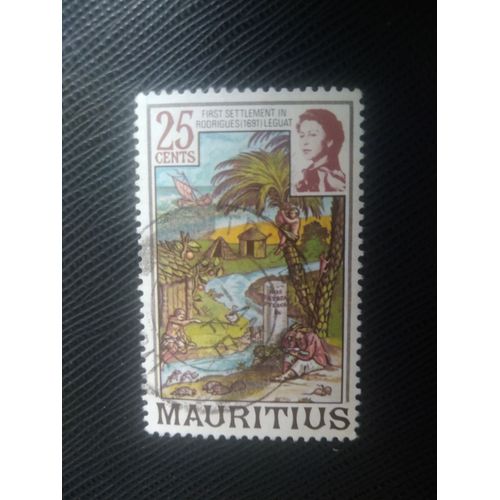 Timbre Ile Maurice Y T 452 Première Colonie À Rodrigues (1691) 1978 ( 090708 )