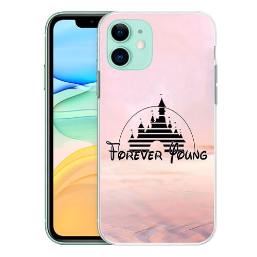 Coque Pour Iphone 11 - Disney Forver Young Illustration