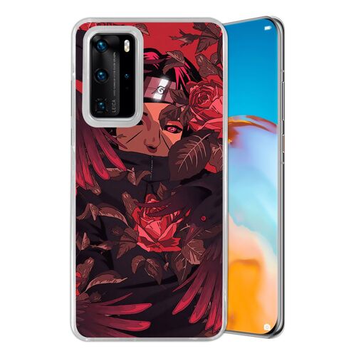 Coque pour Huawei P40 - Naruto-Itachi-Roses