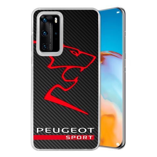 Coque Pour Huawei P40 - Peugeot Sport Logo