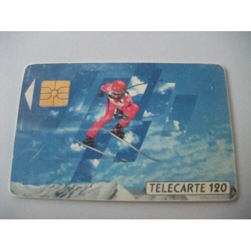 Telecarte 120 Unites Skieur 2 So2
