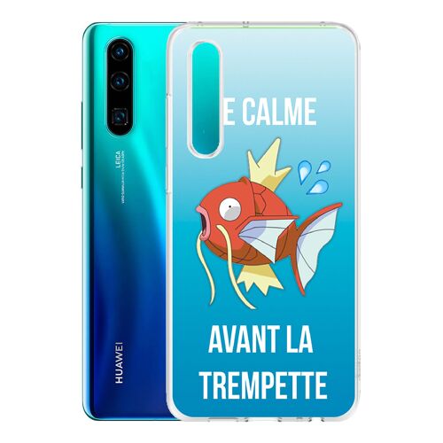 Coque Pour Huawei P30 Lite - Pokémon Le Calme Avant La Trempette Magicarpe