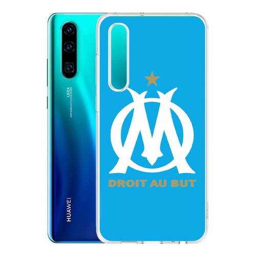 Coque Pour Huawei P30 - Logo Om Marseille Bleu