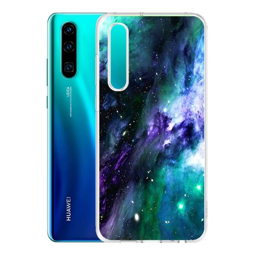 Coque Pour Huawei P30 - Galaxie Bleu