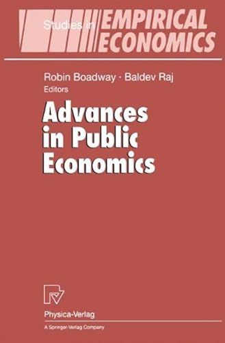 Advances In Public Economics (Studies In Empirical Economics)