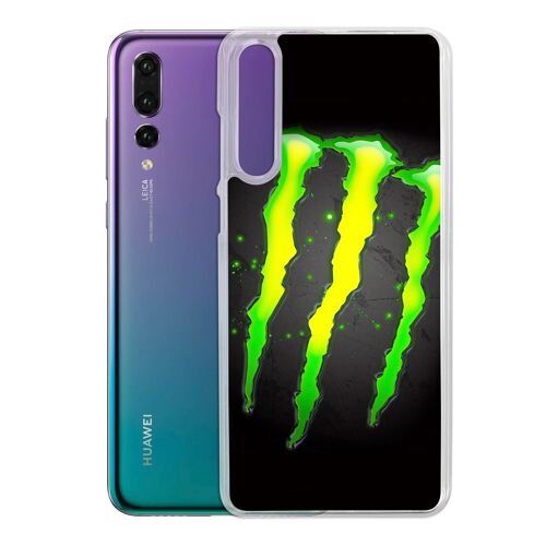 Coque Pour Huawei P20 Pro - Monster Energy Logo Glow