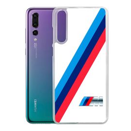 Coque Pour Huawei P20 Lite - Bmw M Performance Blanc