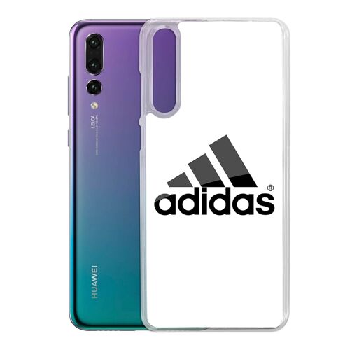 Coque pour Huawei P20 - Adidas Logo Blanc